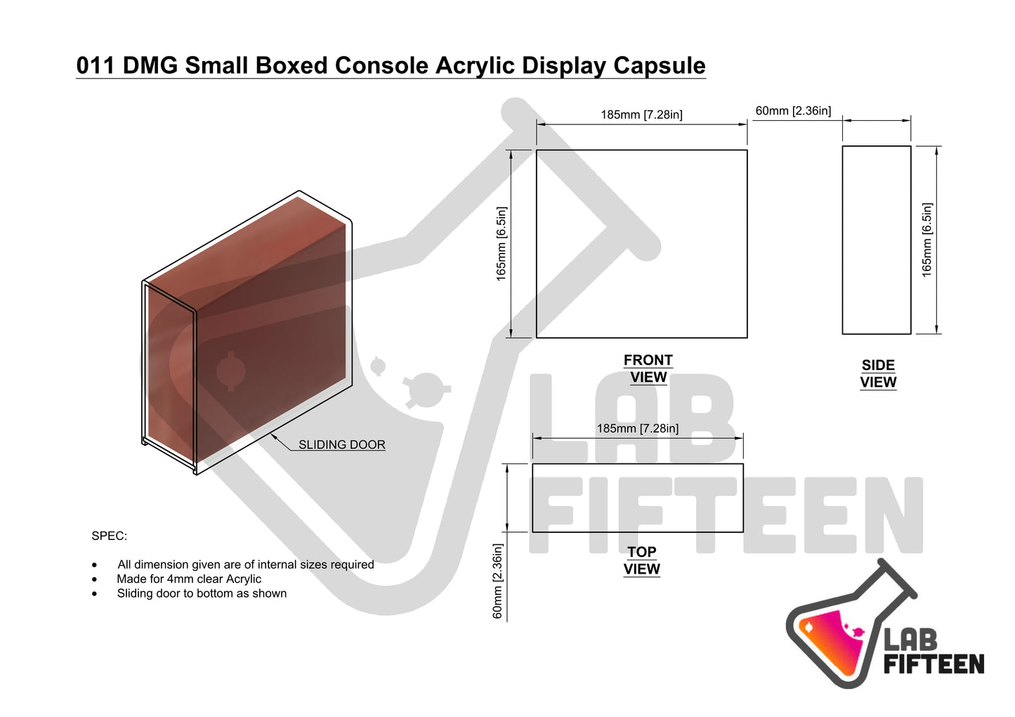 Game Boy Original Small Boxed Console - Display Capsule