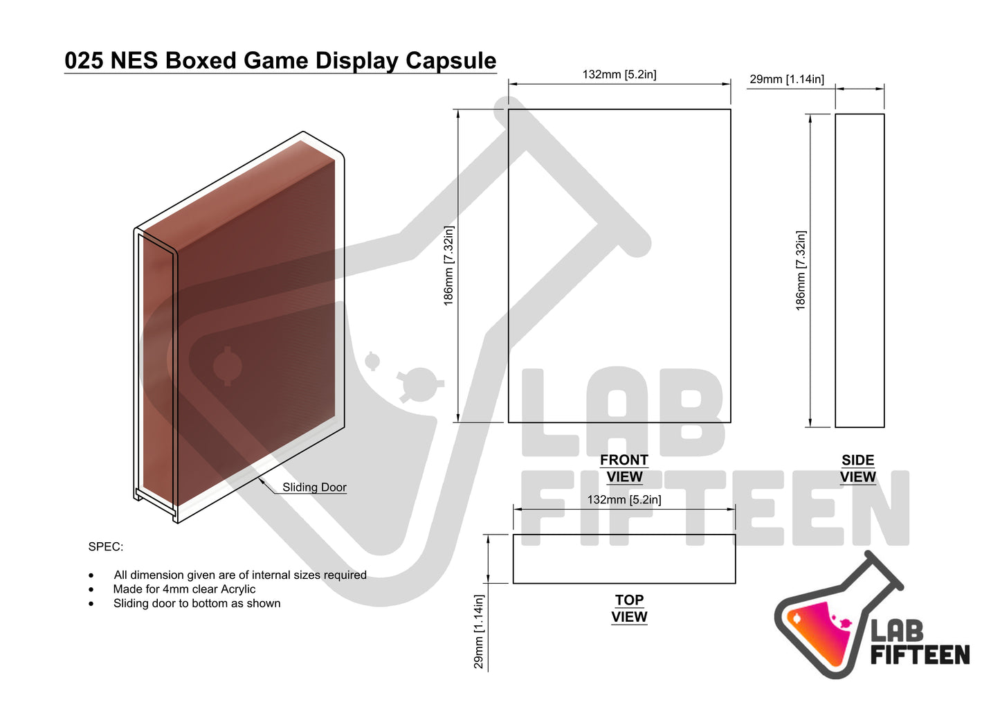 Nintendo NES Boxed Game - Display Capsule