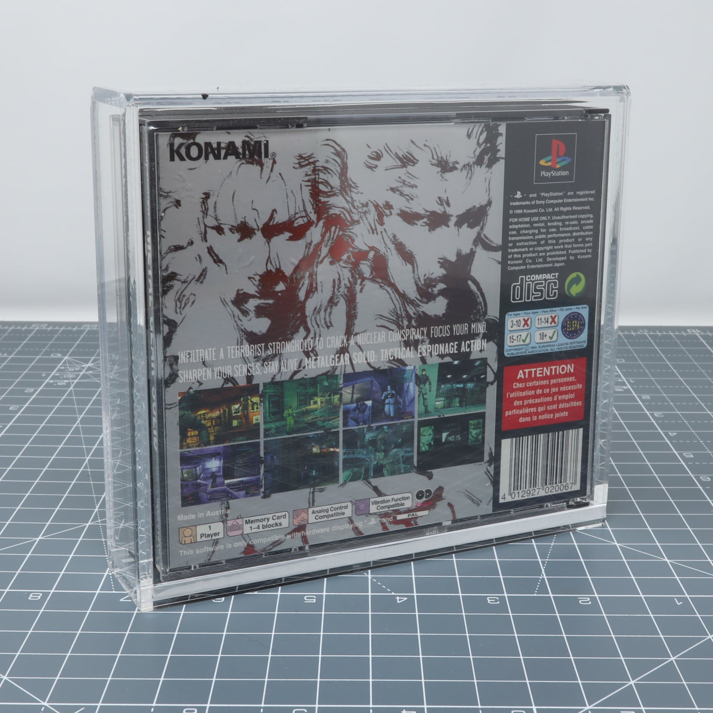 Playstation 1 Dual Boxed Game - Display Capsule