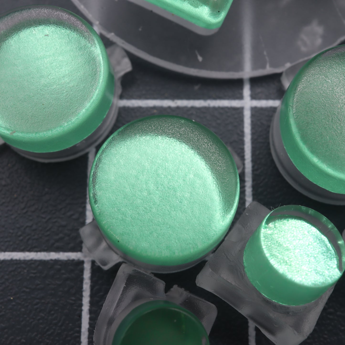 Analogue Pocket - Custom Button - Chrome Green