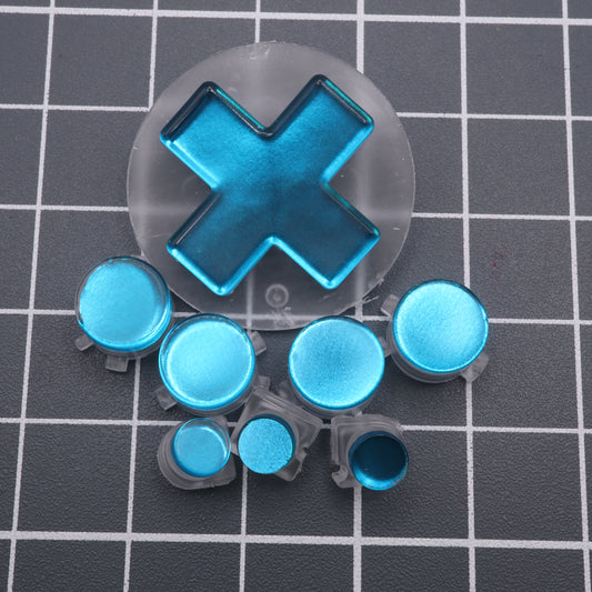 Analogue Pocket - Custom Button - Chrome Blue