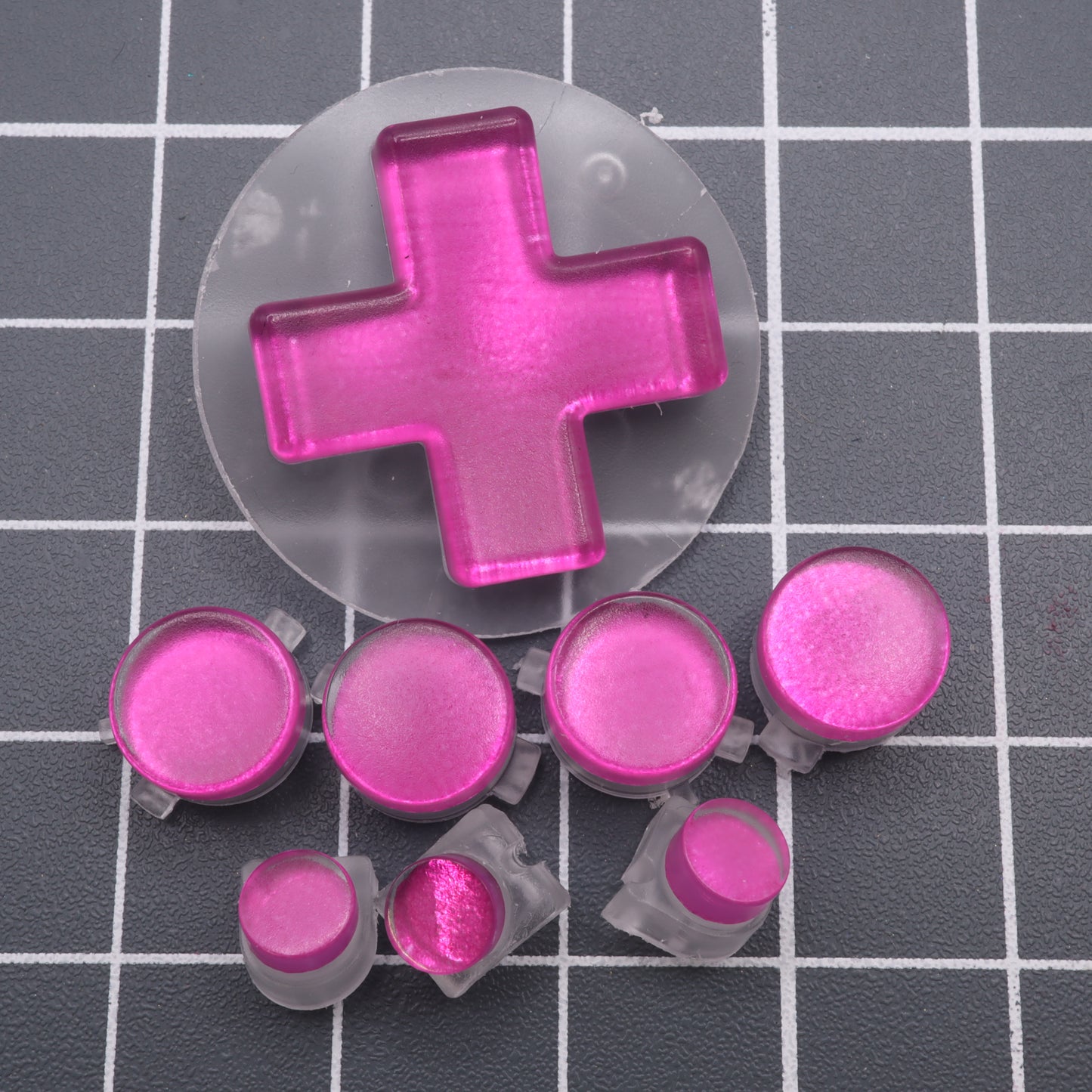 Analogue Pocket - Custom Button - Chrome Pink