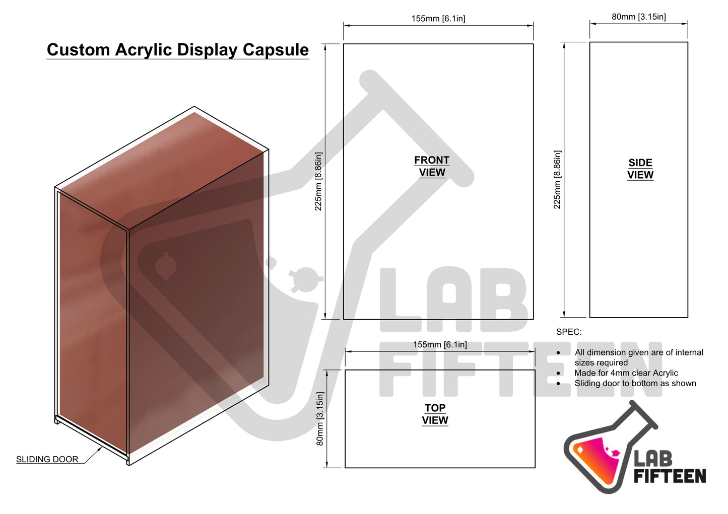 Custom Display Capsule