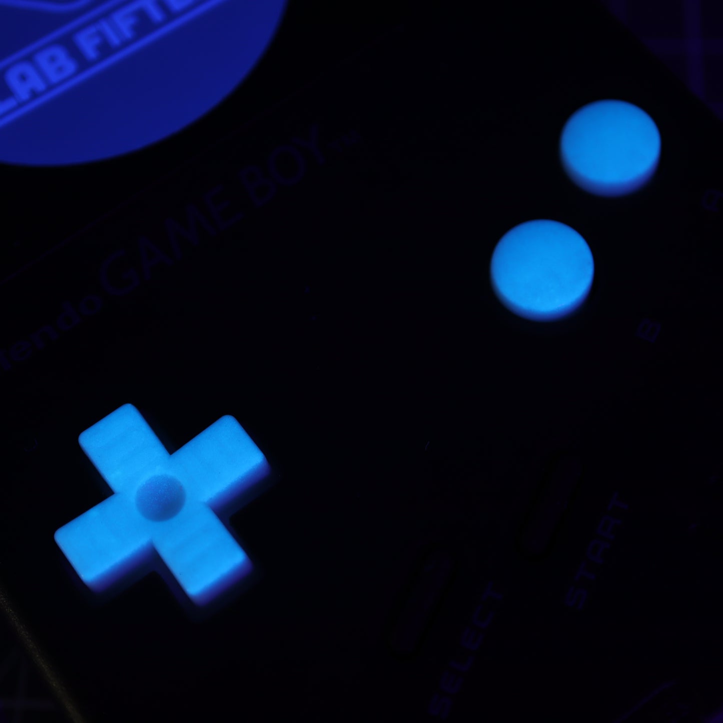 Game Boy DMG - Custom Button - GITD - Blue