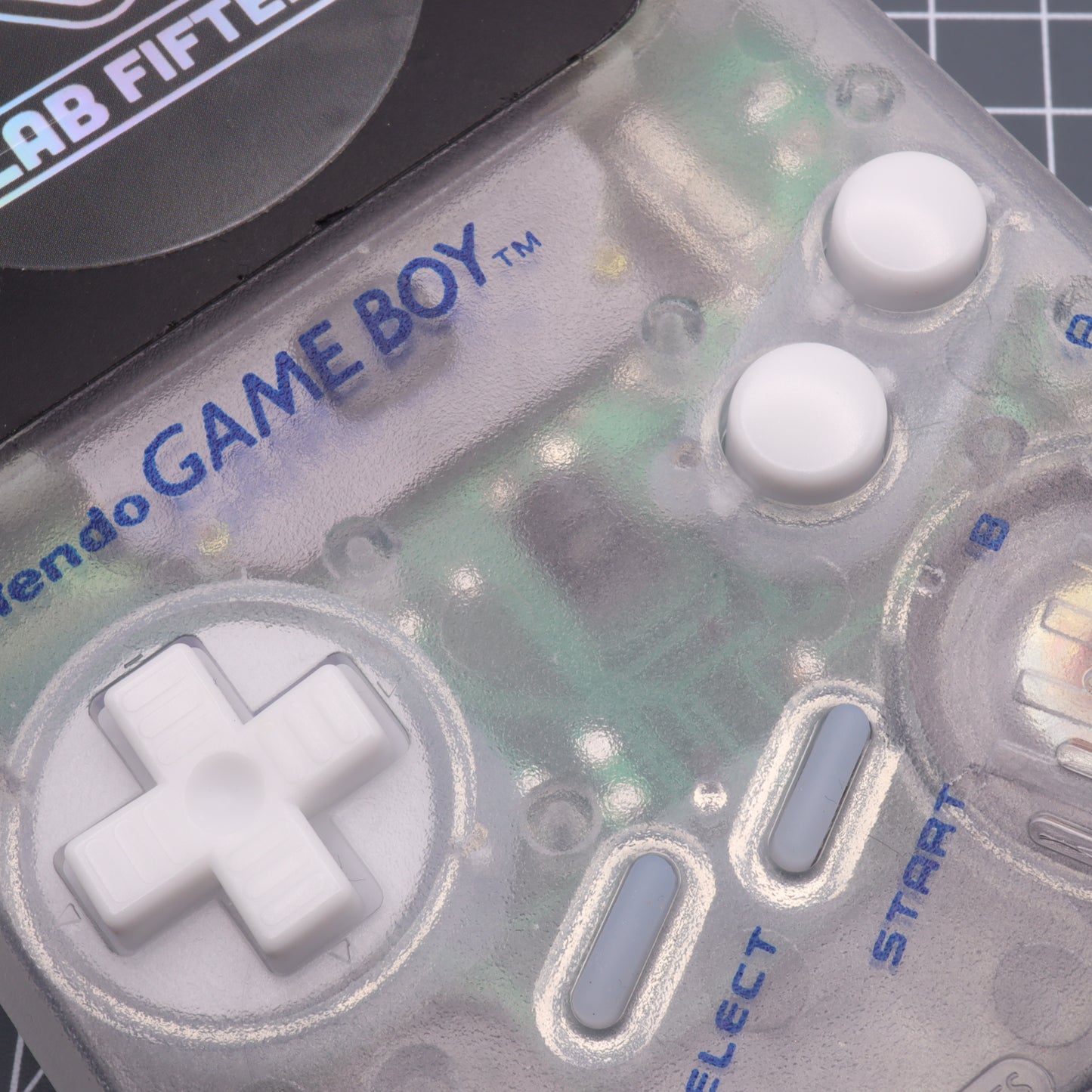 Game Boy DMG - Custom Button - GITD - Blue