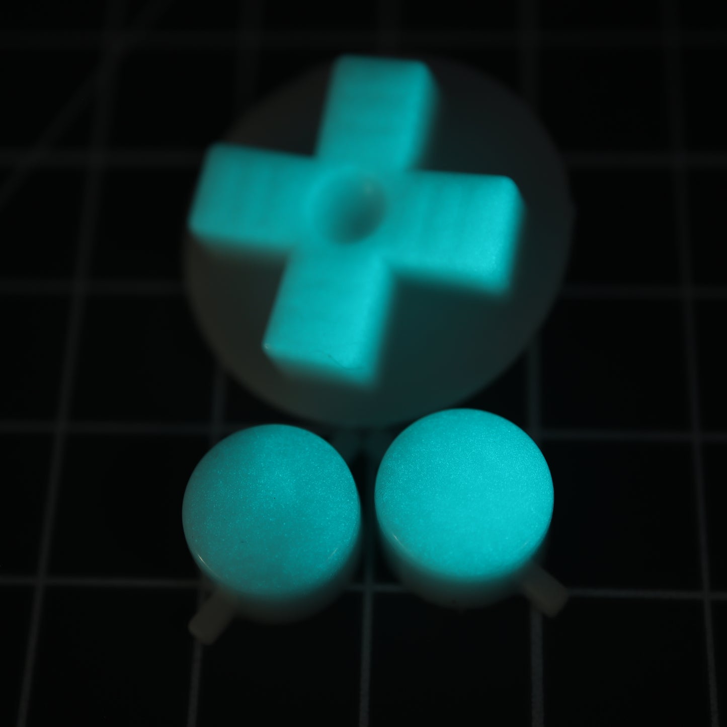Game Boy DMG - Custom Button - GITD - Aqua