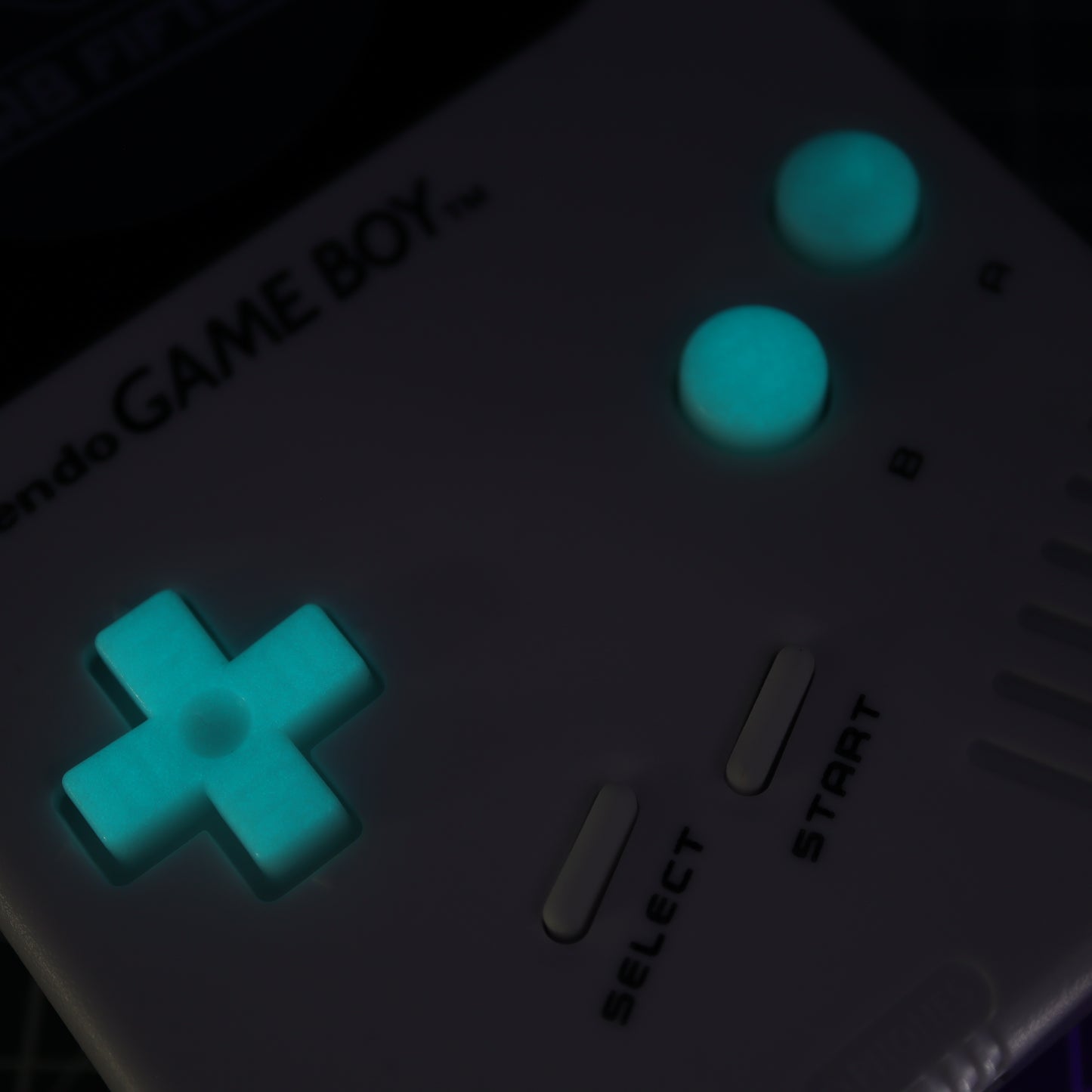 Game Boy DMG - Custom Button - GITD - Aqua
