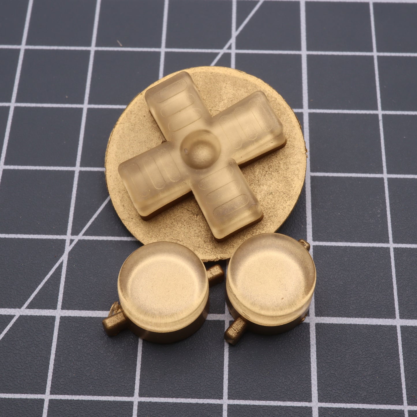 Game Boy DMG - Custom Button - Metallic Gold