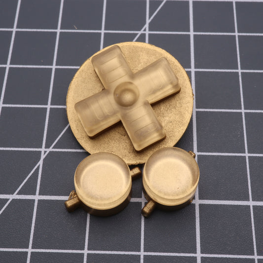 Game Boy DMG - Custom Button - Metallic Gold