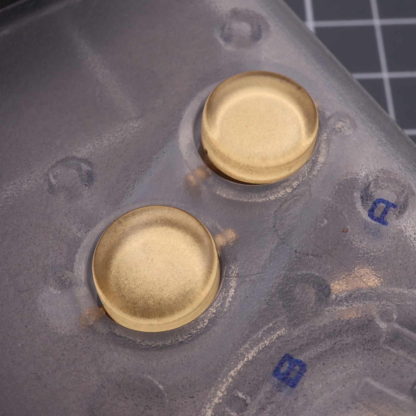 Game Boy DMG - Custom Button - Metallic Gold