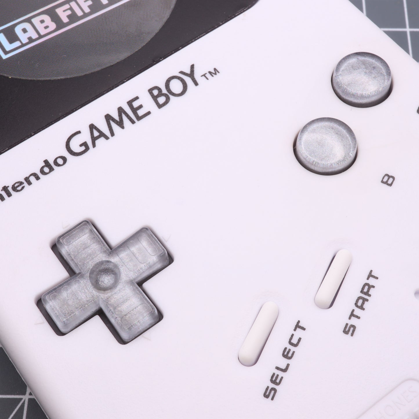 Game Boy DMG - Custom Button - Metallic Silver