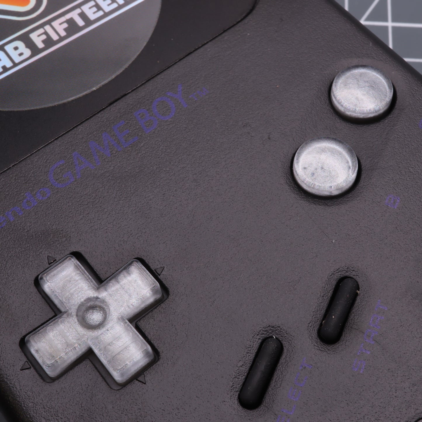 Game Boy DMG - Custom Button - Metallic Silver