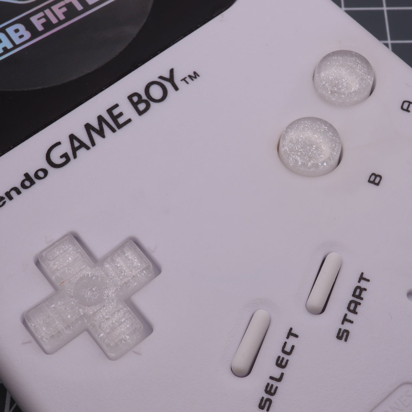 Game Boy DMG - Custom Button - Pearl White