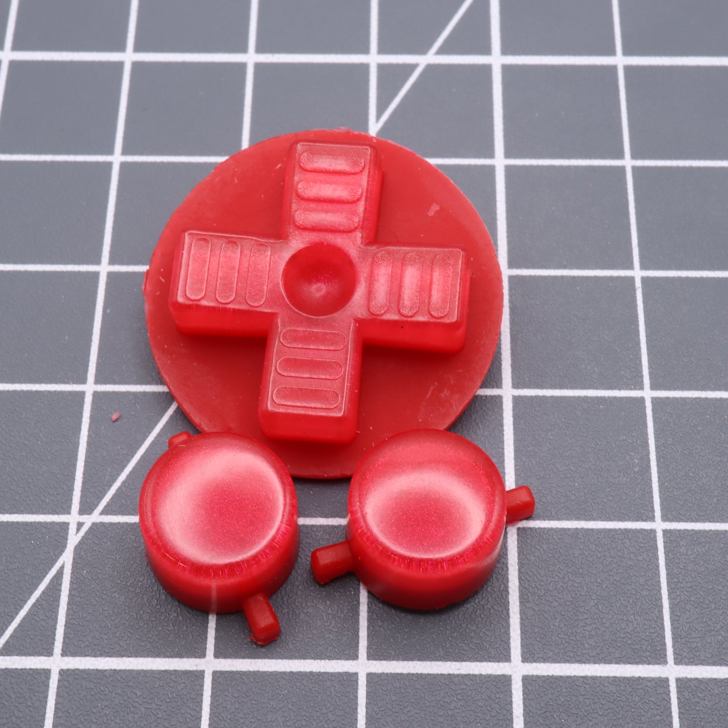Game Boy DMG - Custom Button - Strawberry Candy