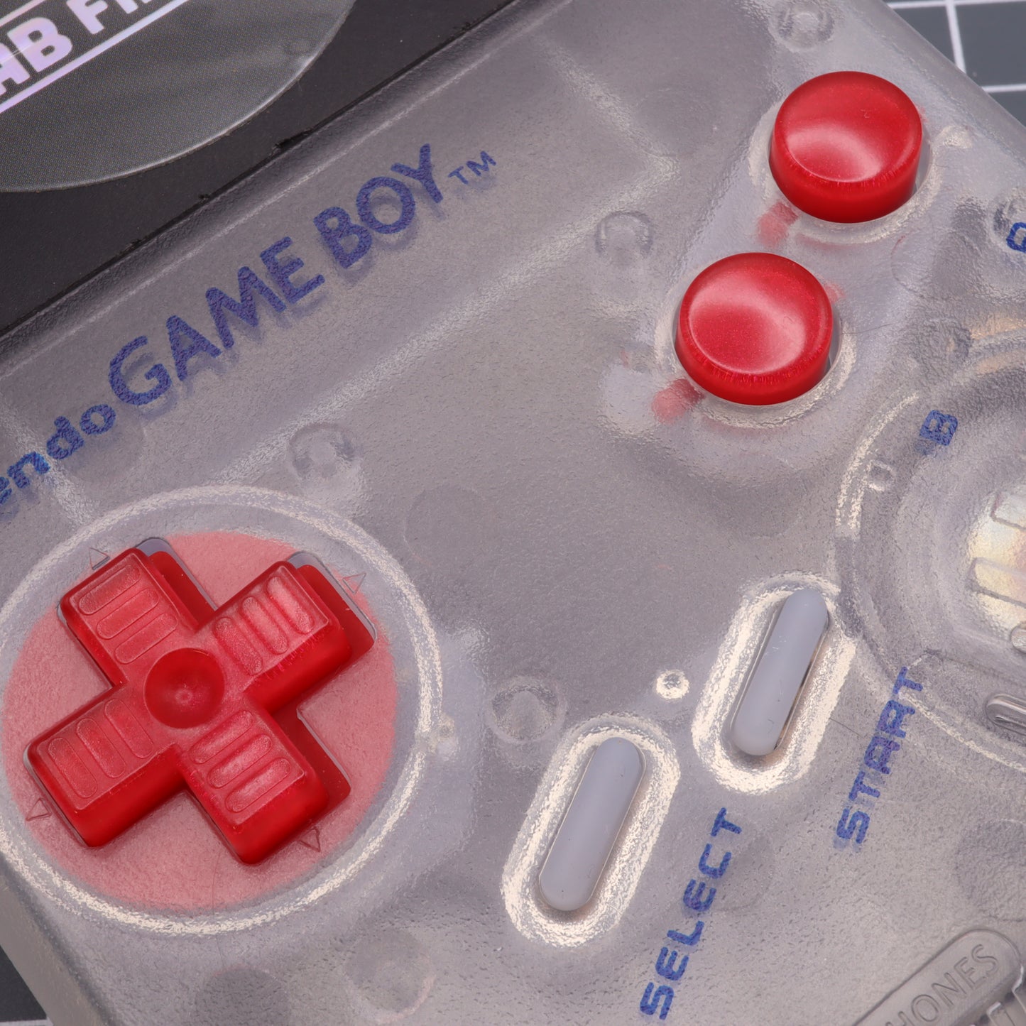 Game Boy DMG - Custom Button - Strawberry Candy