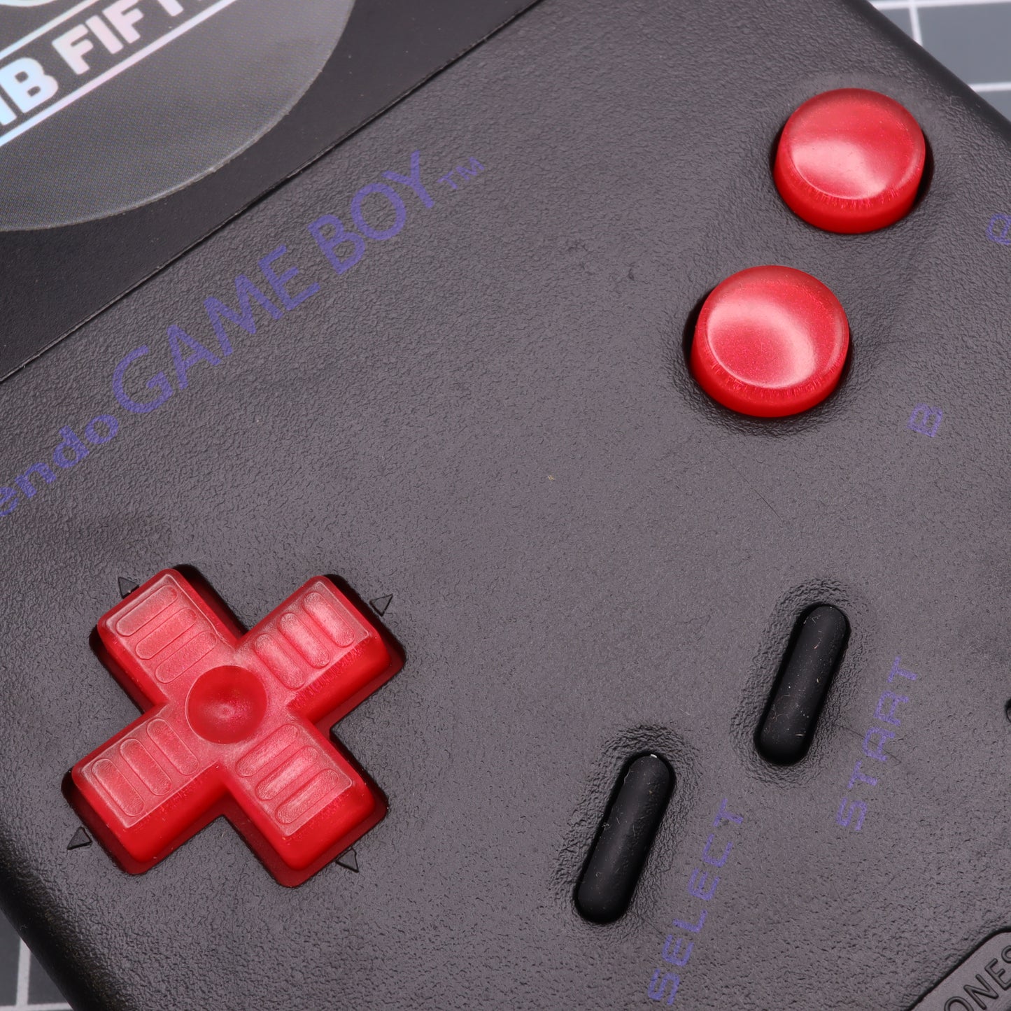 Game Boy DMG - Custom Button - Strawberry Candy