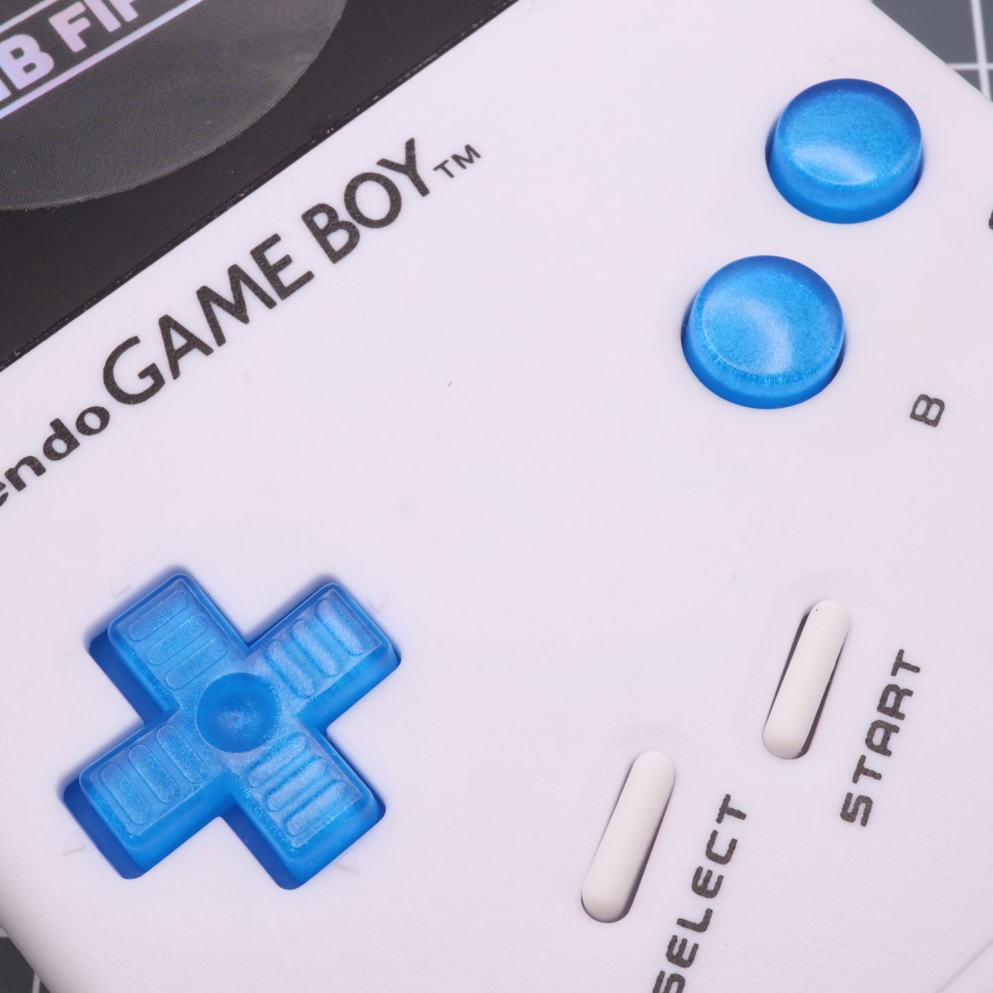 Game Boy DMG - Custom Button - Blueberry Candy