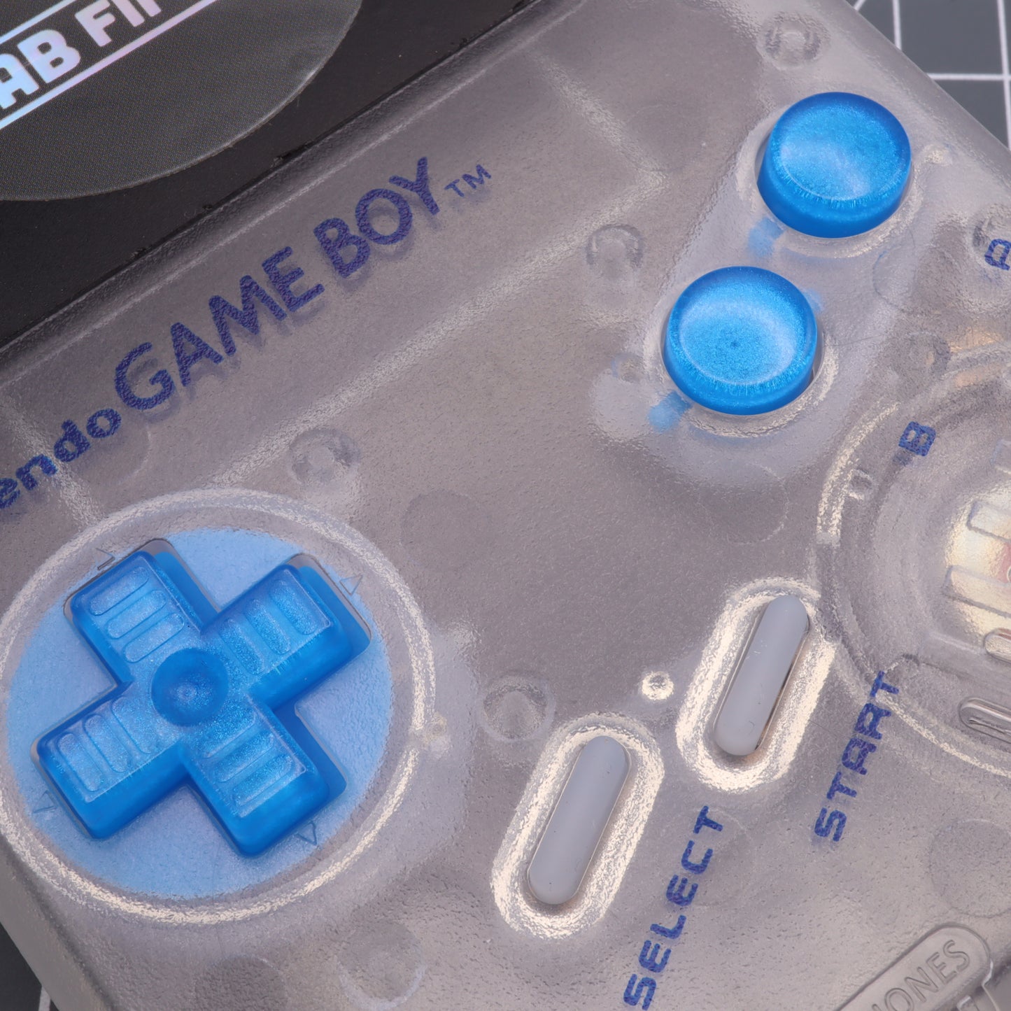 Game Boy DMG - Custom Button - Blueberry Candy