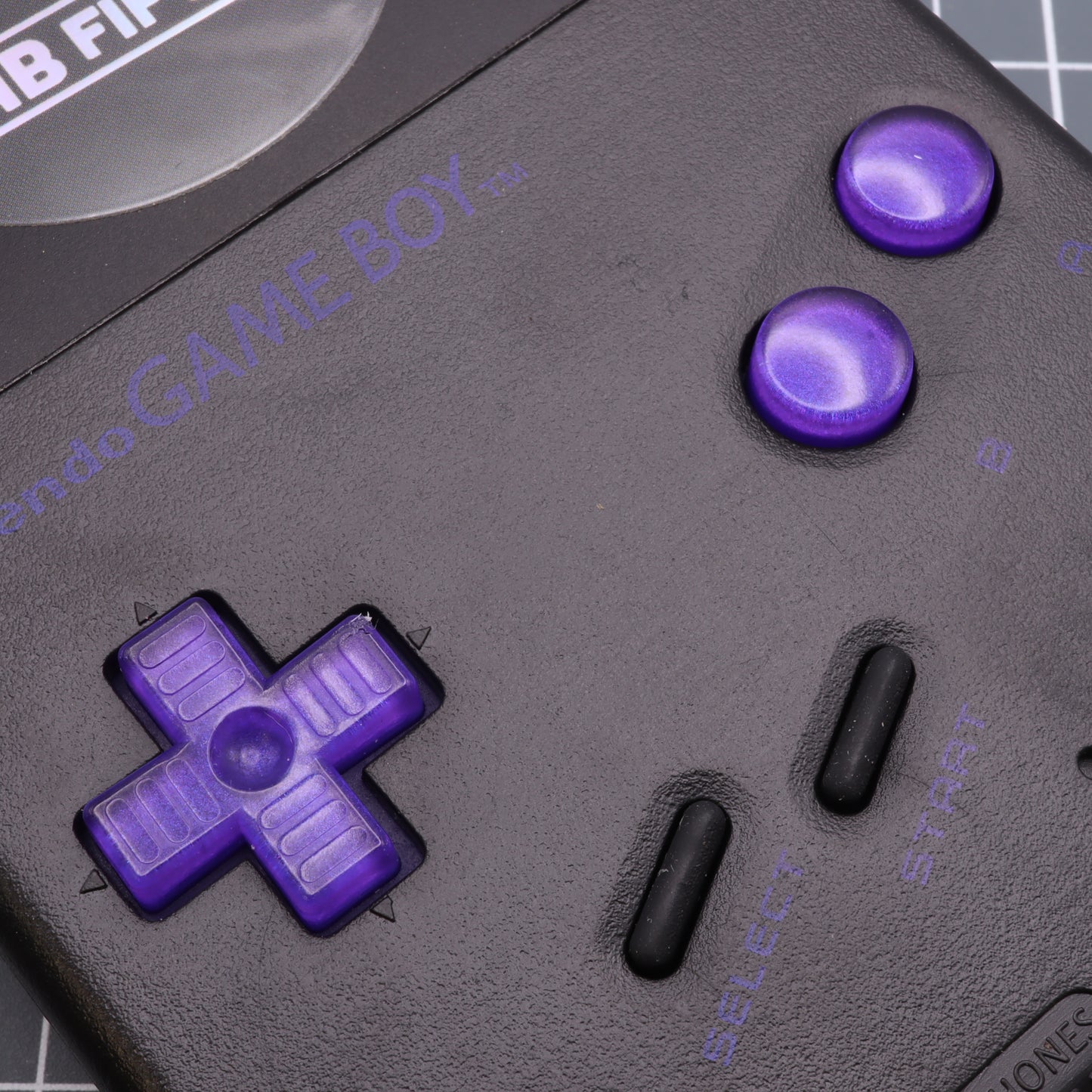 Game Boy DMG - Custom Button - Grape Candy