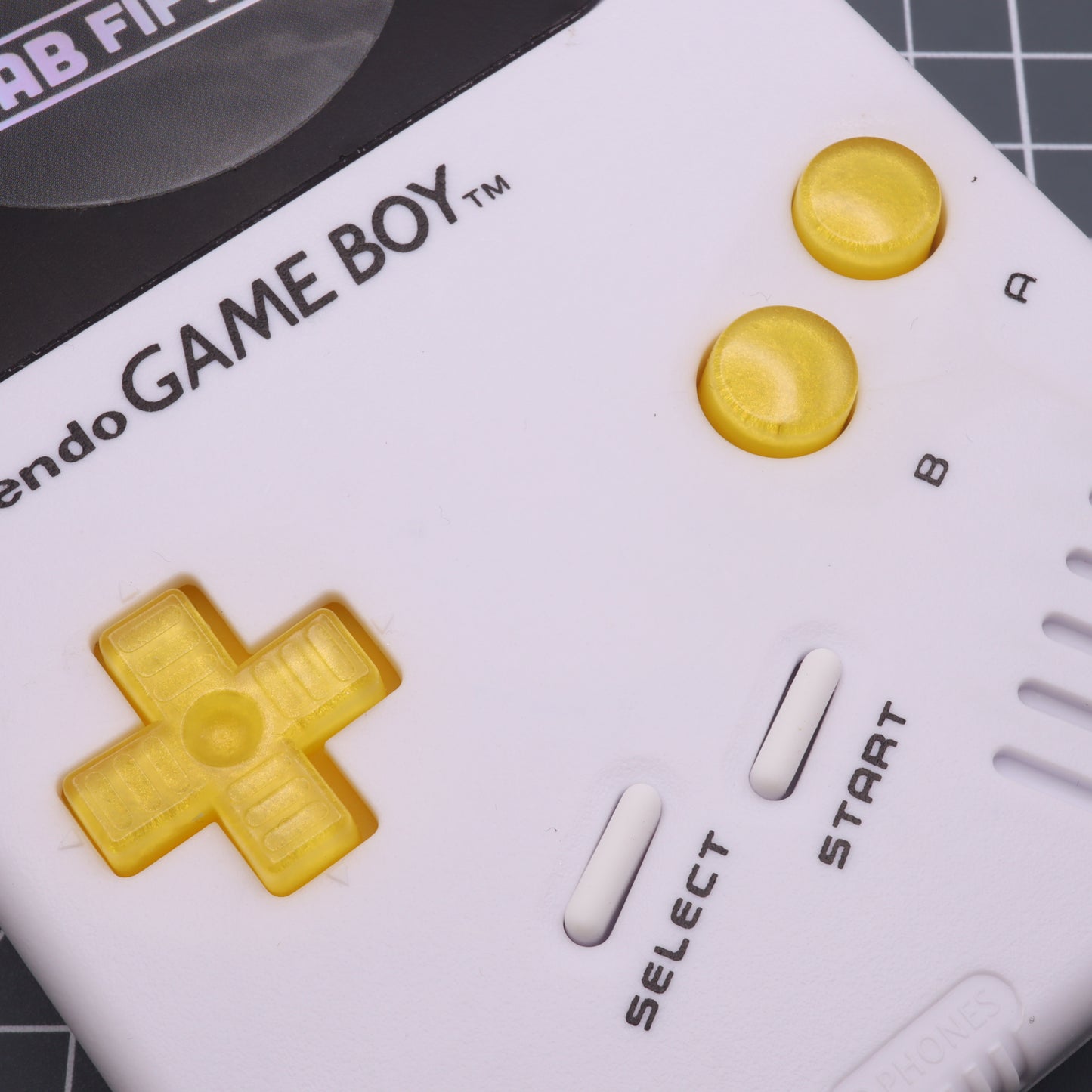 Game Boy DMG - Custom Button - Lemon Candy