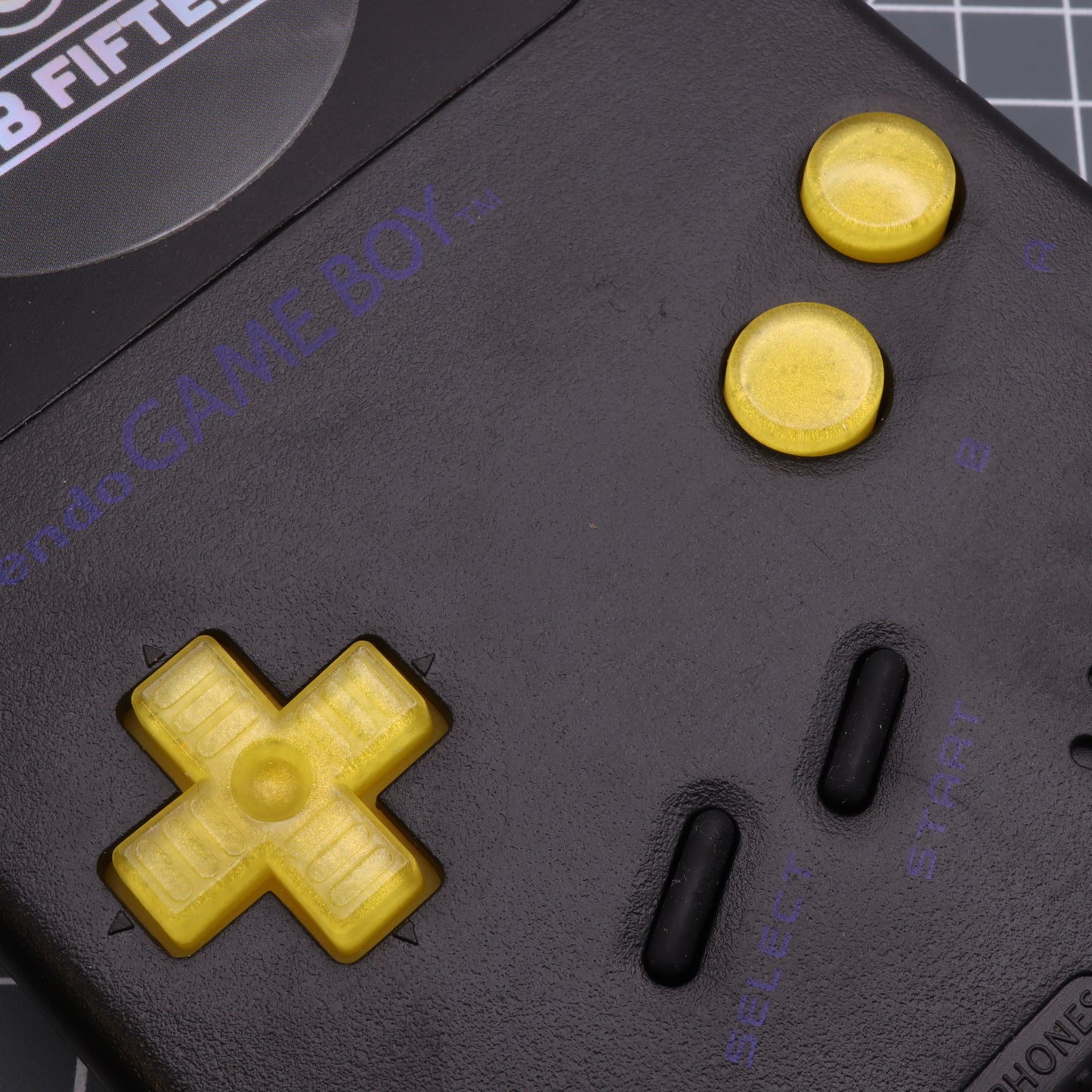 Game Boy DMG - Custom Button - Lemon Candy