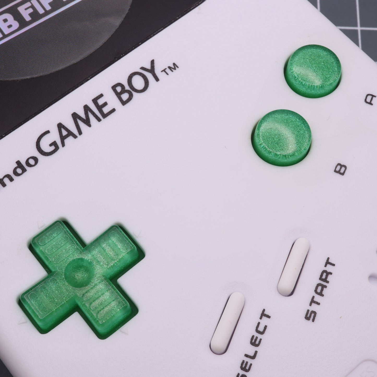 Game Boy DMG - Custom Button - Lime Candy
