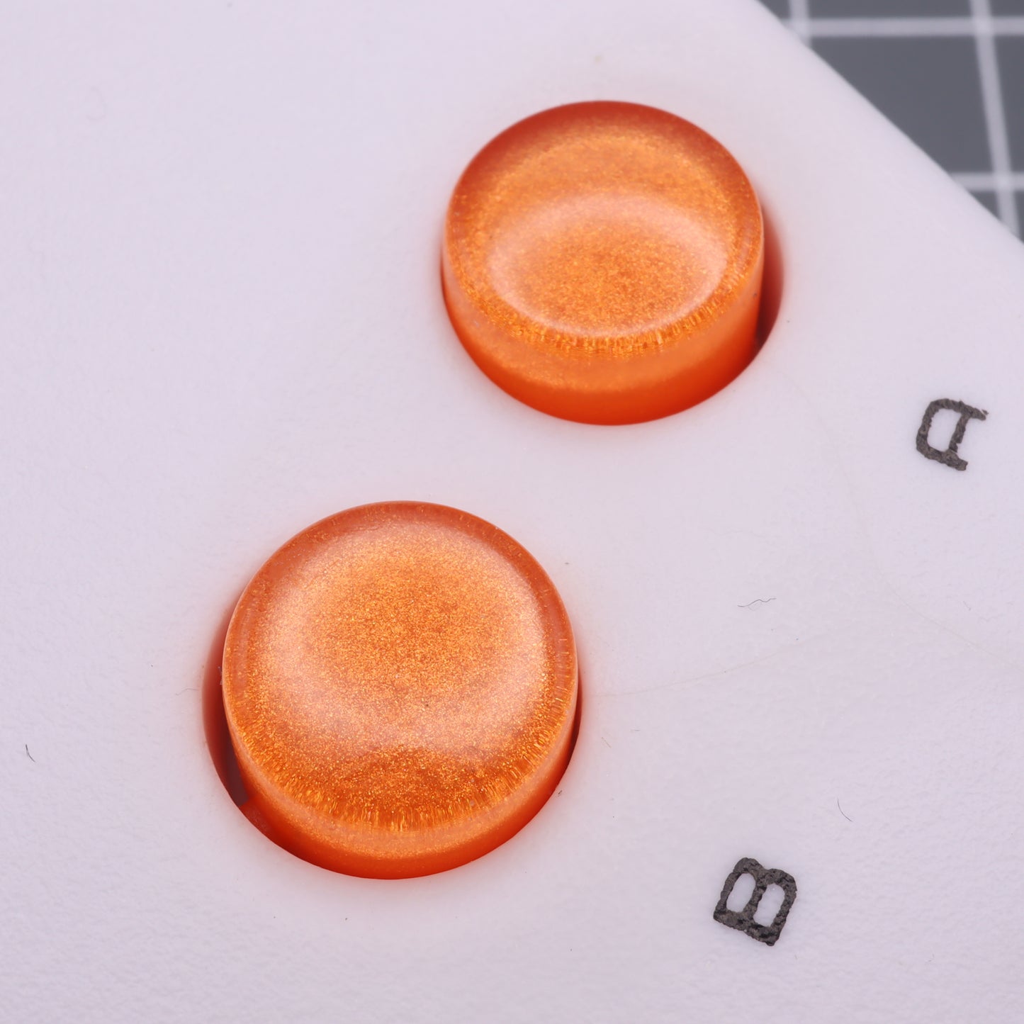 Game Boy DMG - Custom Button - Orange Candy