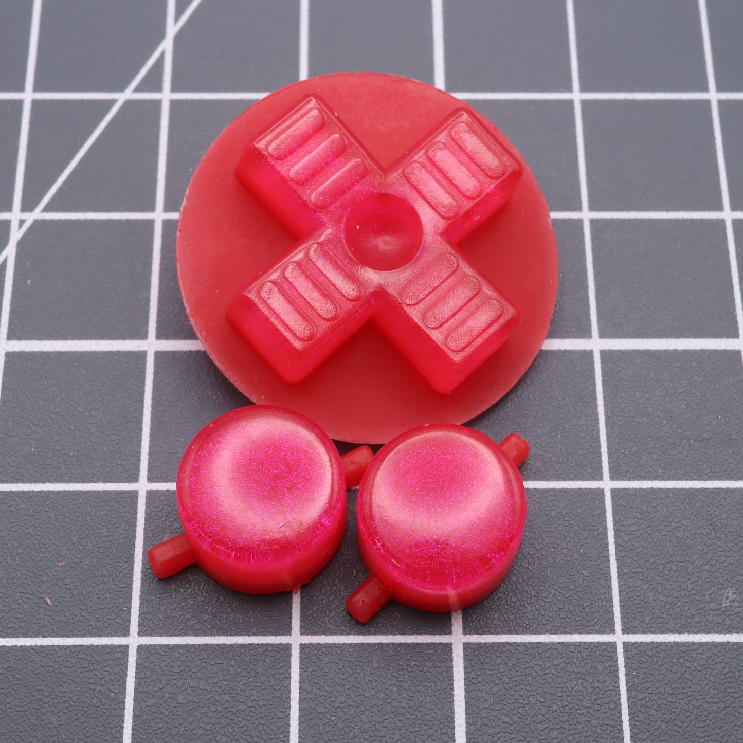 Game Boy DMG - Custom Button - Raspberry Candy