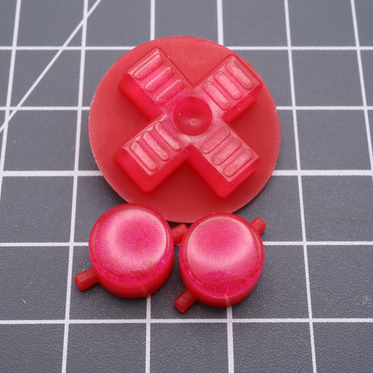 Game Boy DMG - Custom Button - Raspberry Candy