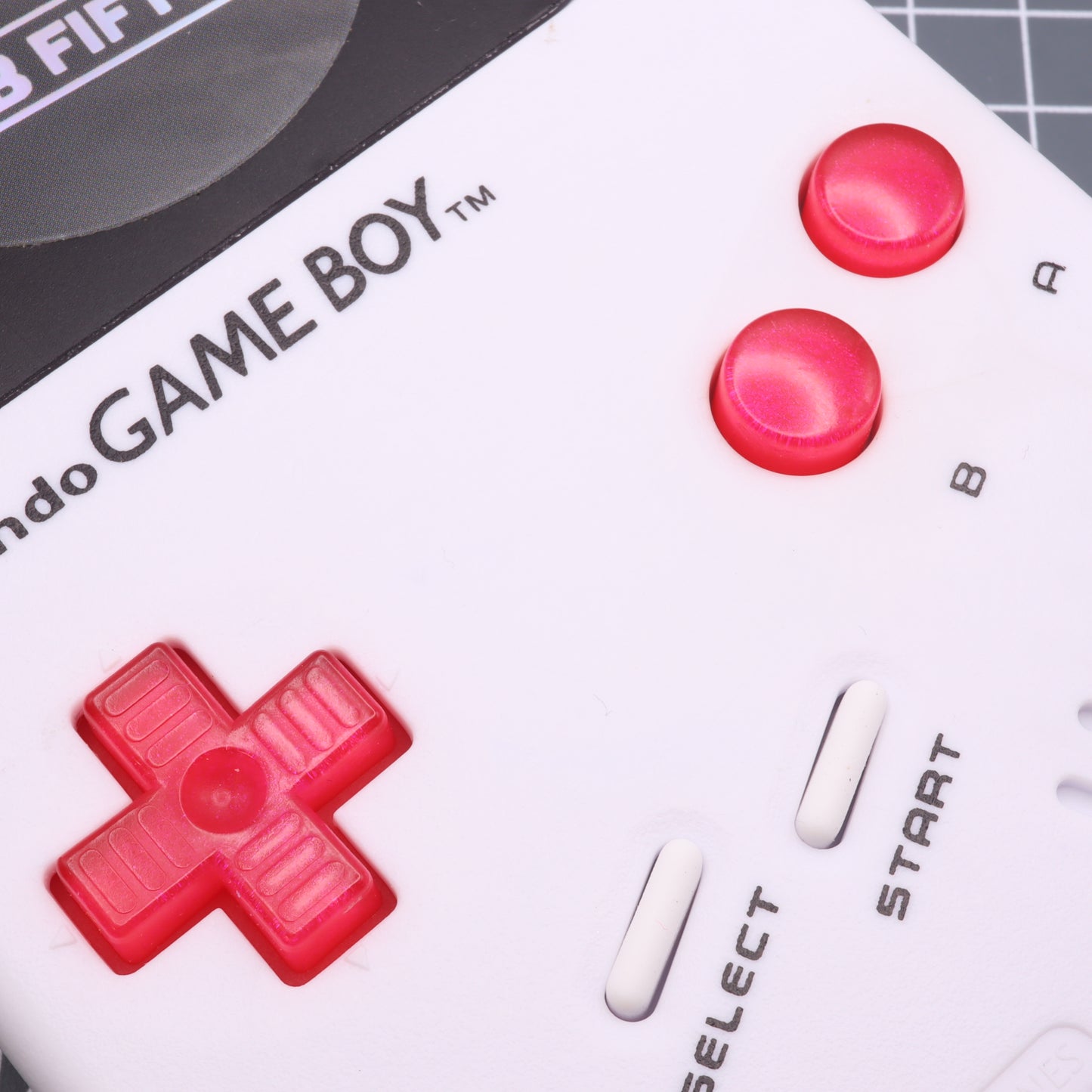 Game Boy DMG - Custom Button - Raspberry Candy