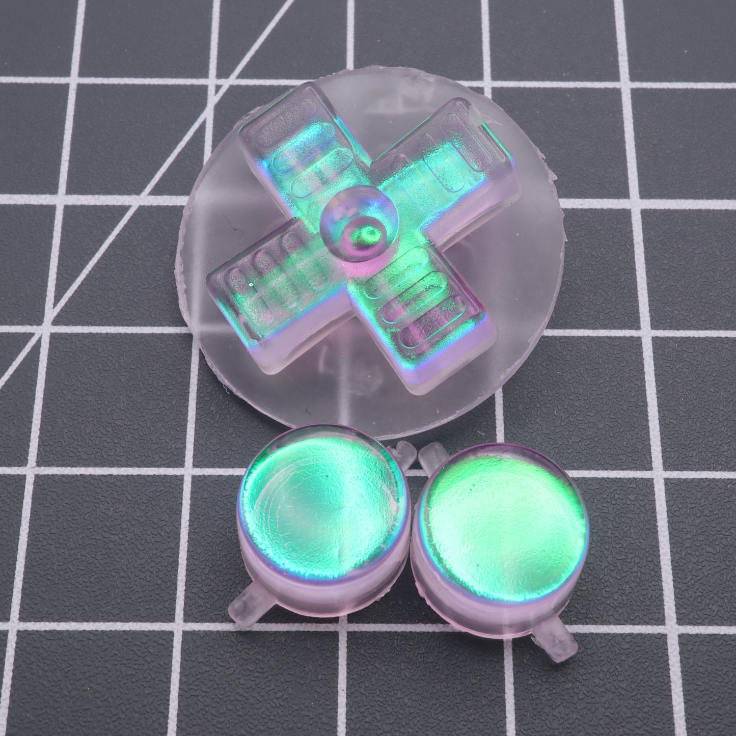Game Boy DMG - Custom Button - Cool Opal