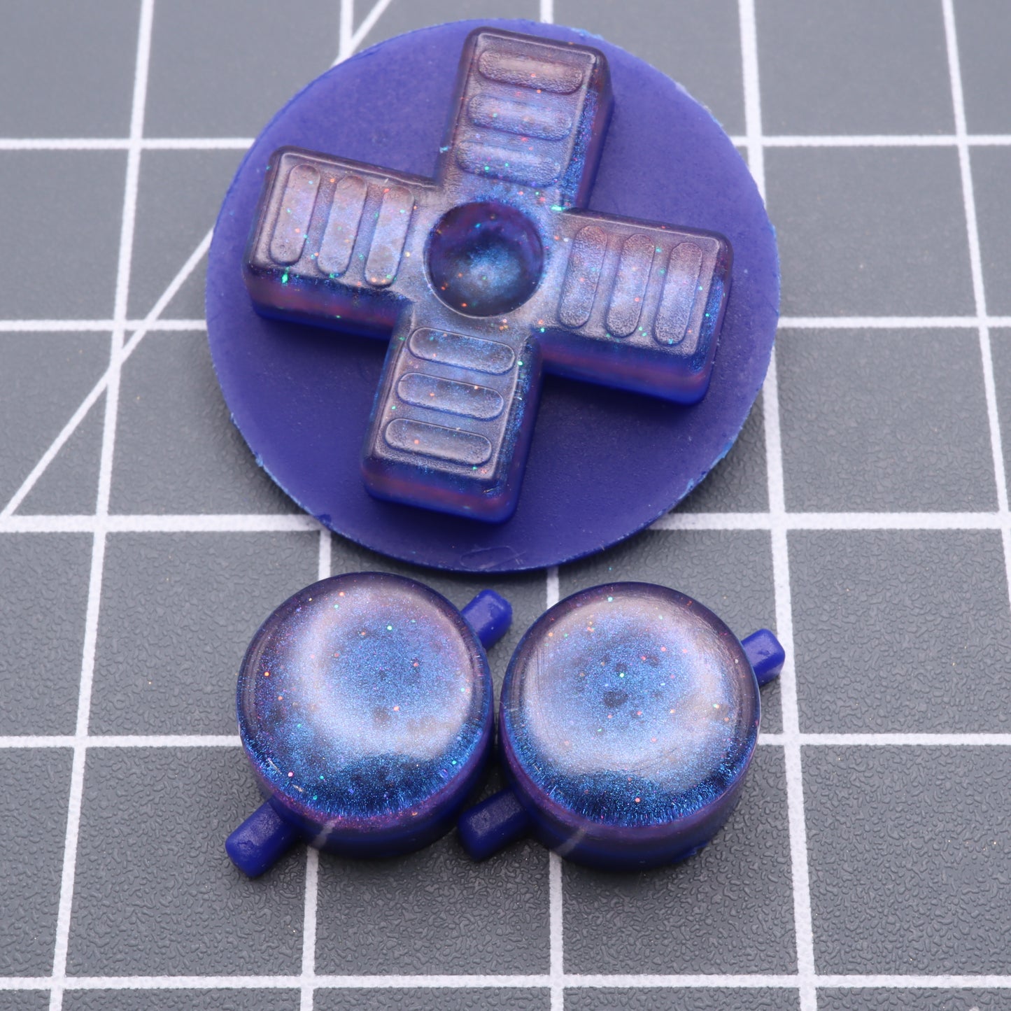 Game Boy DMG - Custom Button - Cosmic Blue