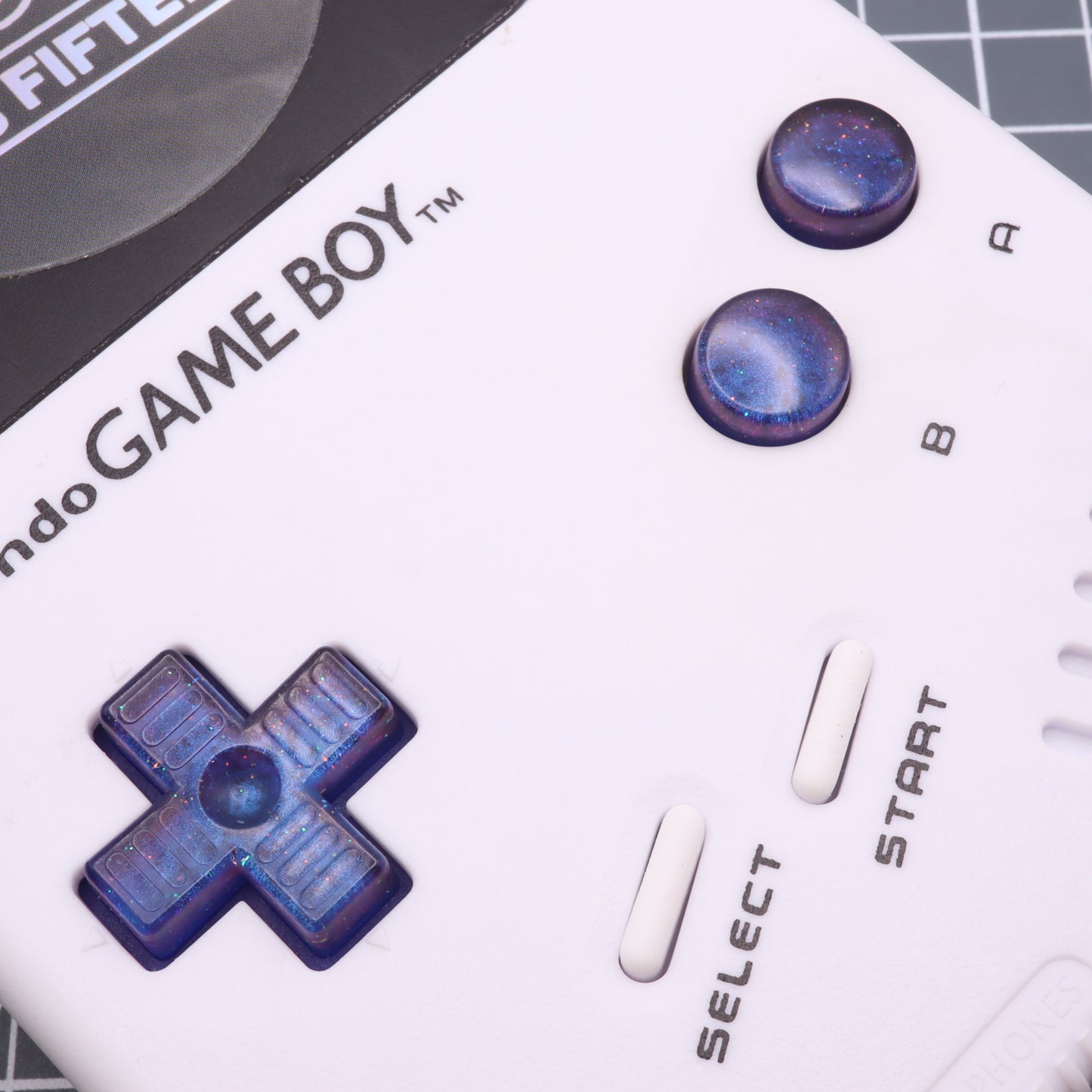 Game Boy DMG - Custom Button - Cosmic Blue
