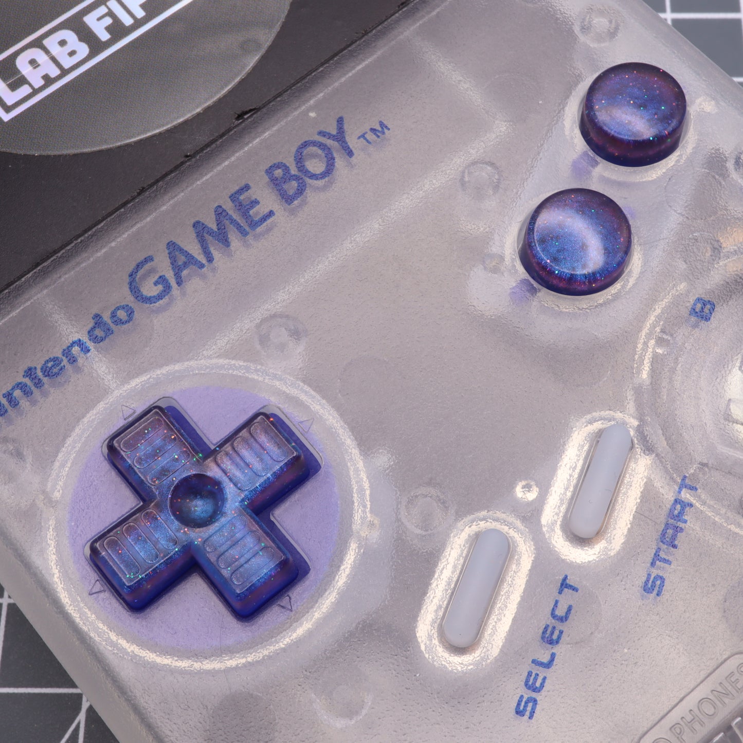 Game Boy DMG - Custom Button - Cosmic Blue