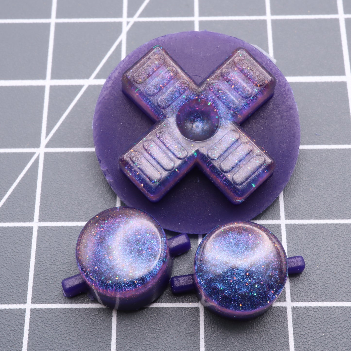 Game Boy DMG - Custom Button - Cosmic Purple