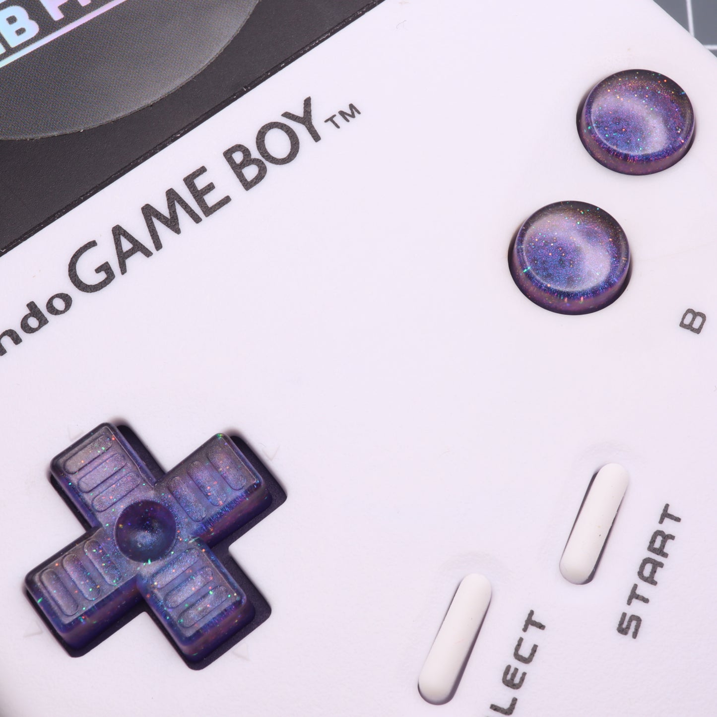 Game Boy DMG - Custom Button - Cosmic Purple