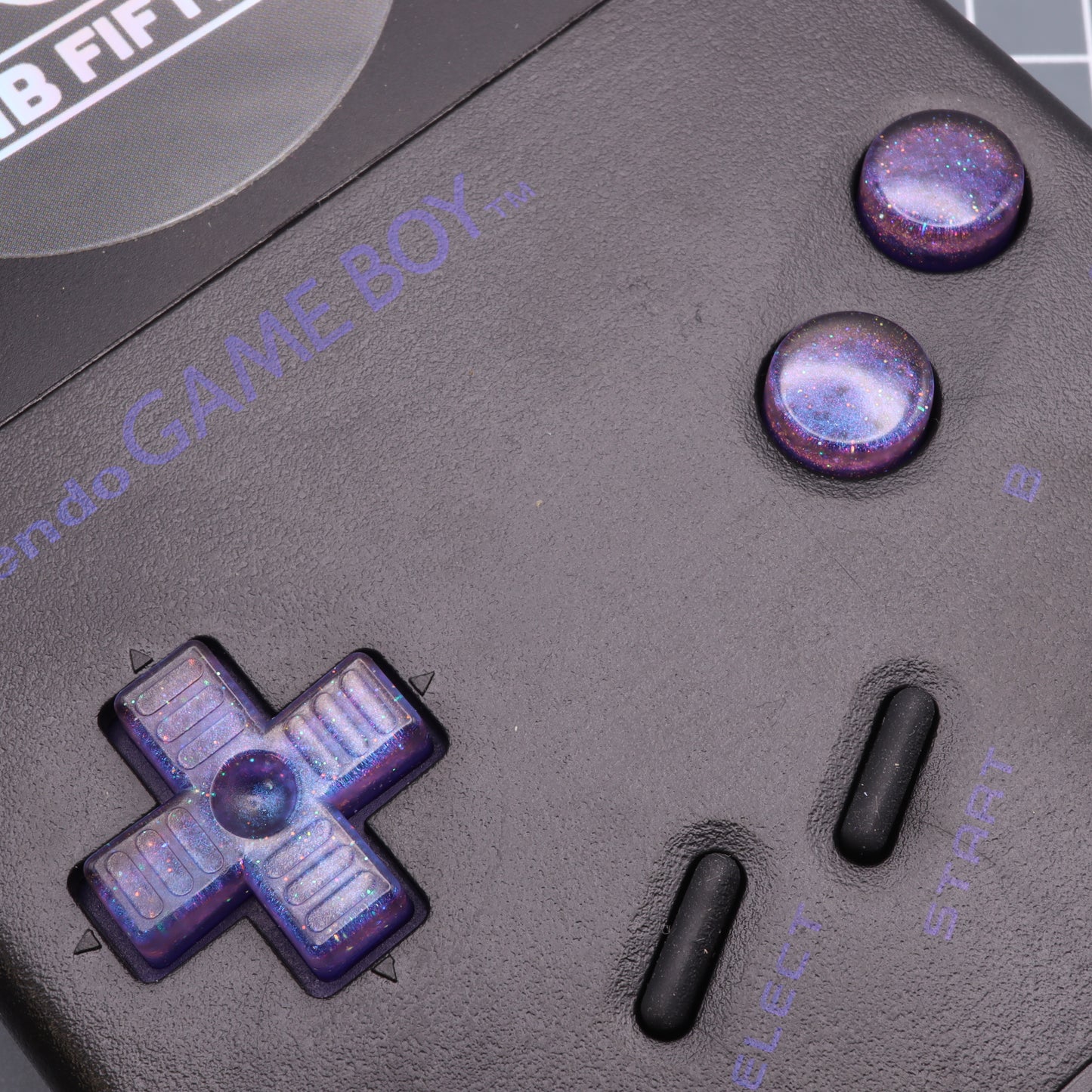 Game Boy DMG - Custom Button - Cosmic Purple
