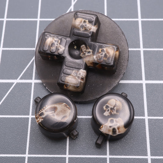 Game Boy DMG - Custom Button - Skulls