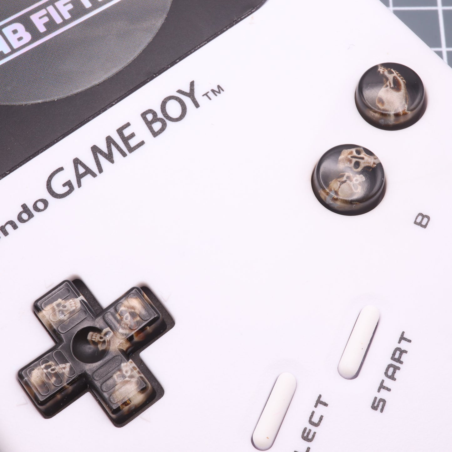 Game Boy DMG - Custom Button - Skulls