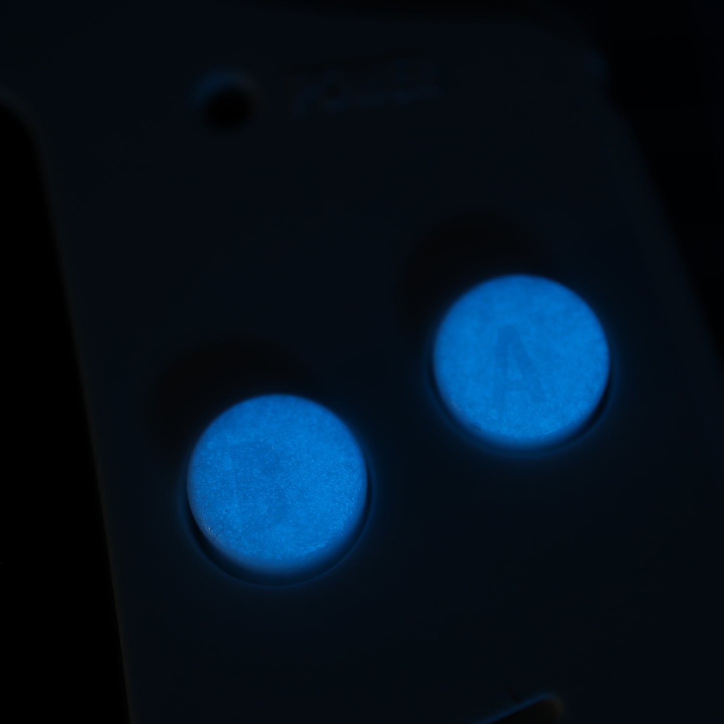 Game Boy Advance - Custom Button - GITD Blue
