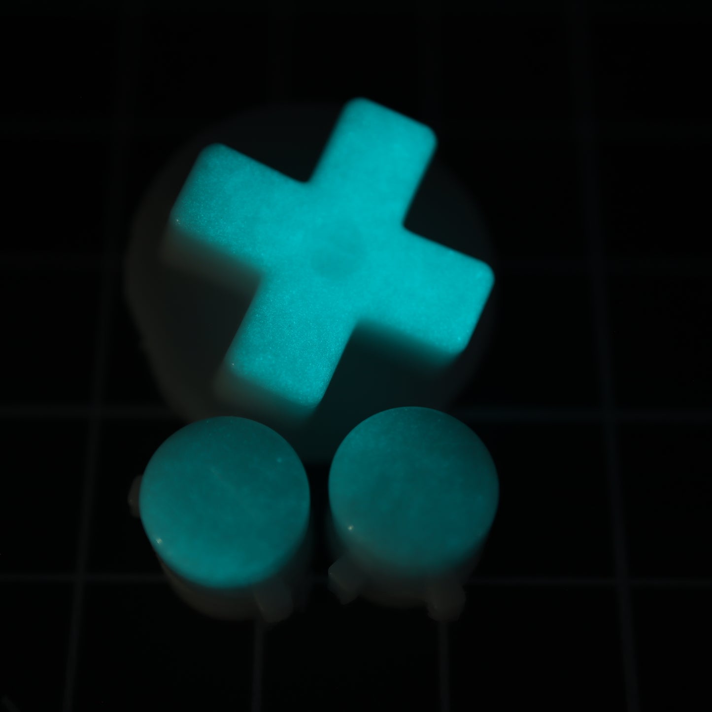 Game Boy Advance - Custom Button - GITD Aqua