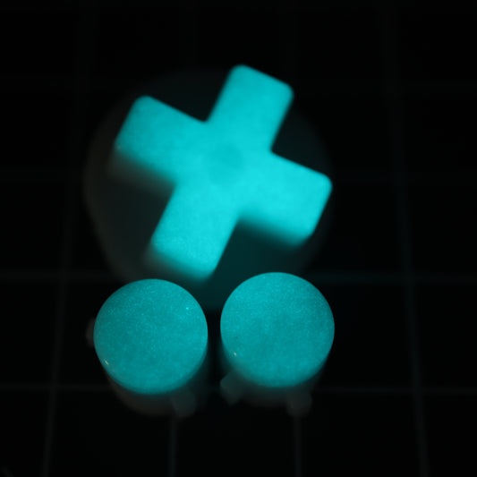 Game Boy Advance - Custom Button - GITD Aqua