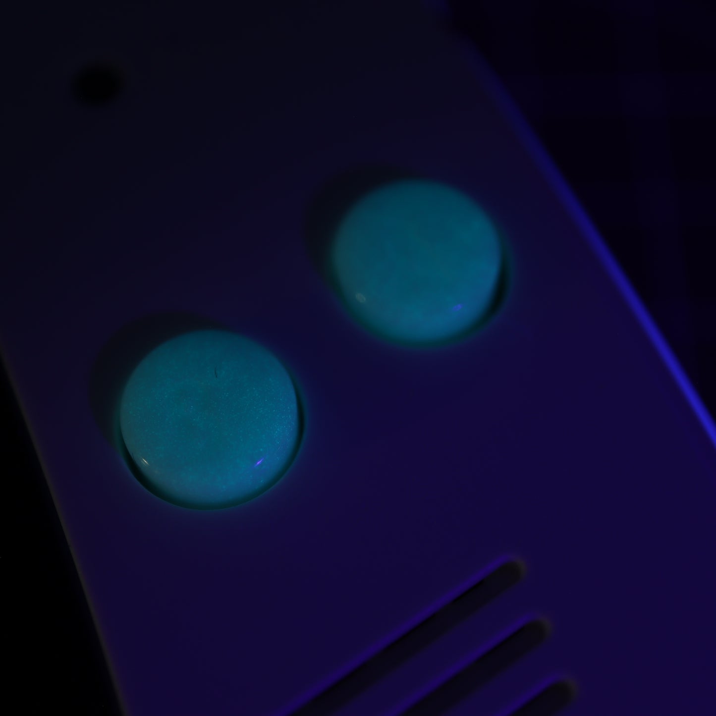 Game Boy Advance - Custom Button - GITD Aqua