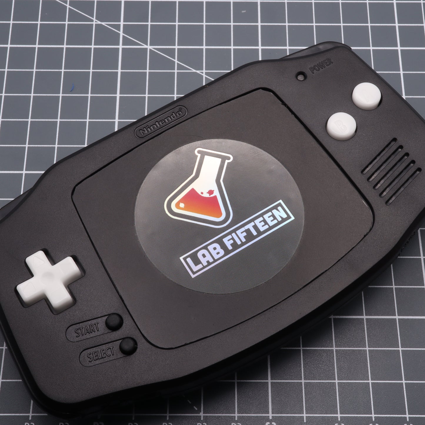 Game Boy Advance - Custom Button - GITD Aqua
