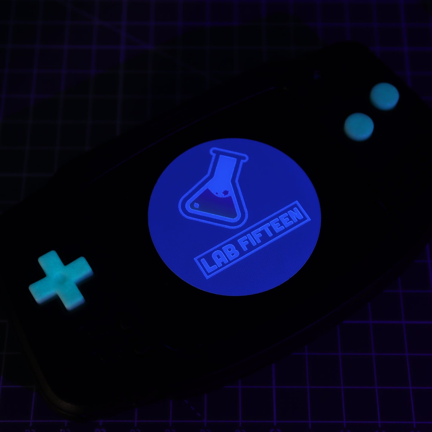 Game Boy Advance - Custom Button - GITD Aqua