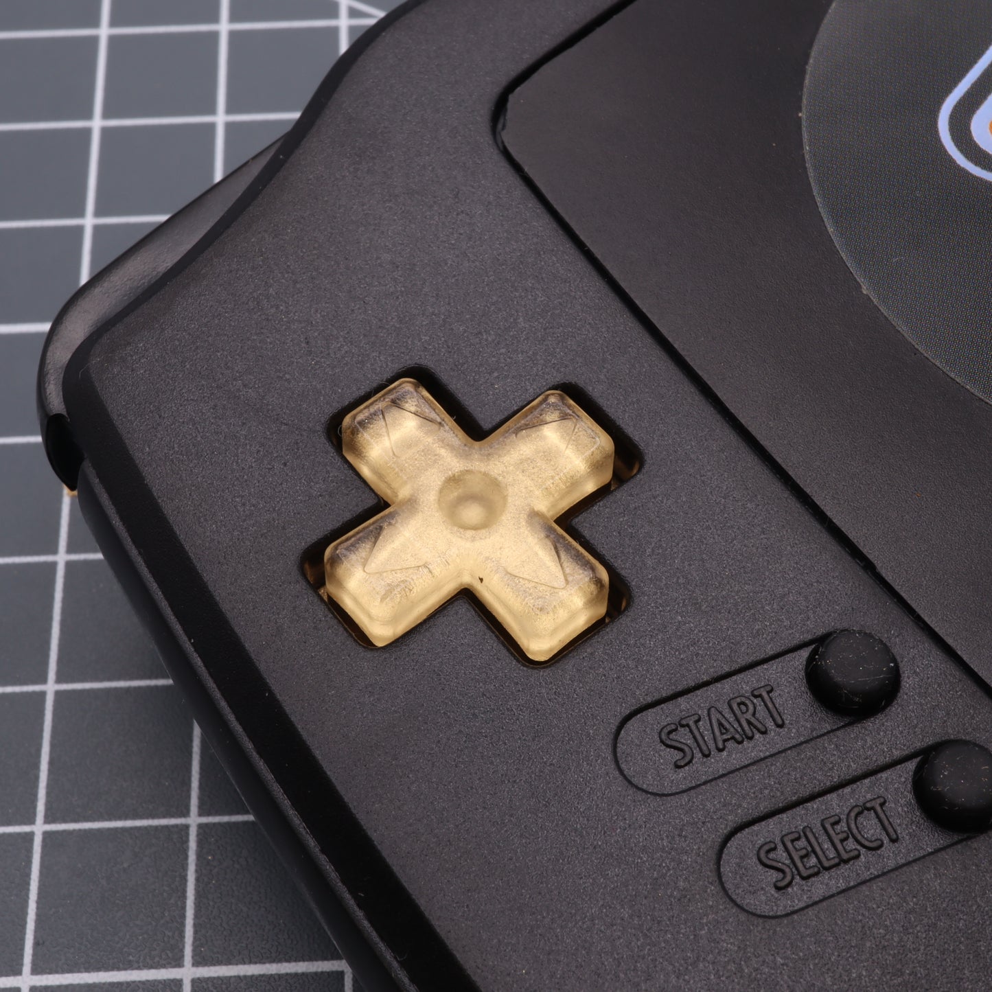 Game Boy Advance - Custom Buttons - Metallic Gold
