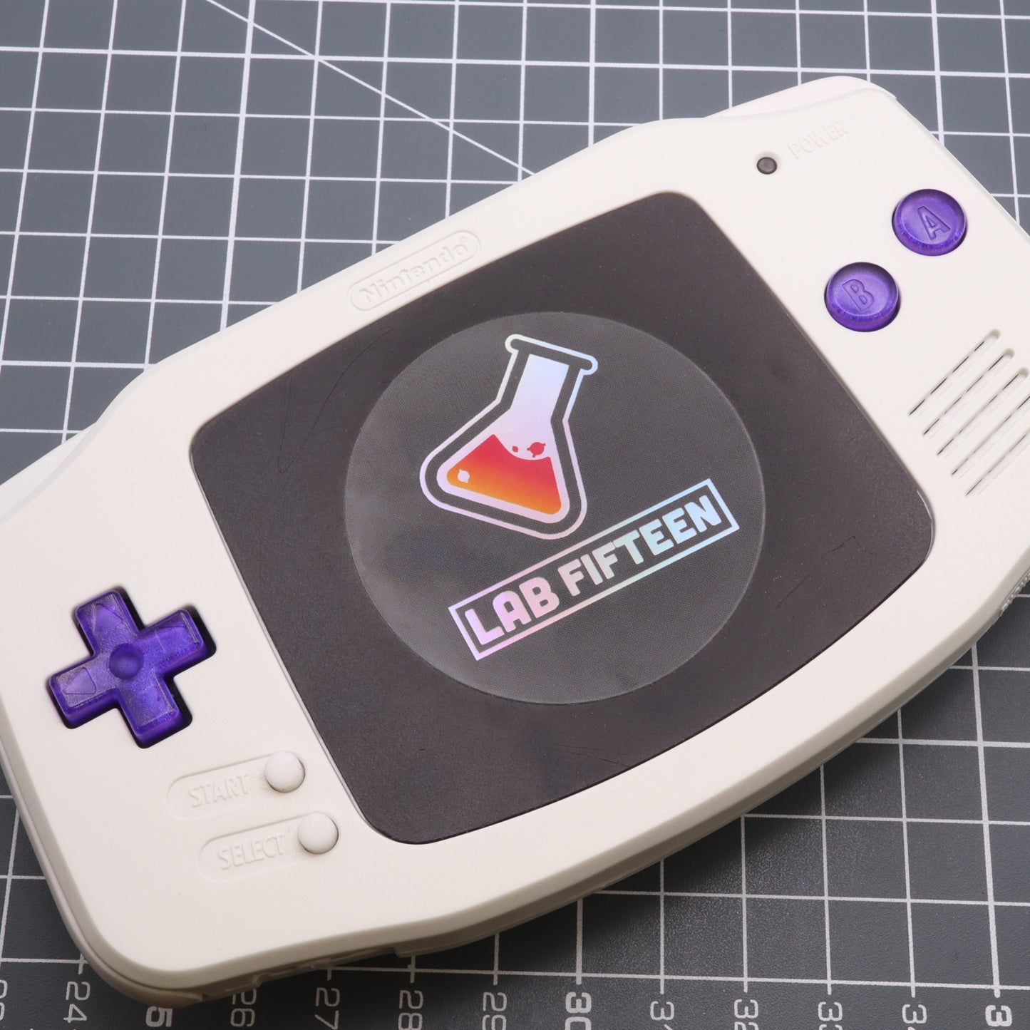 Game Boy Advance - Custom Buttons - Grape Candy