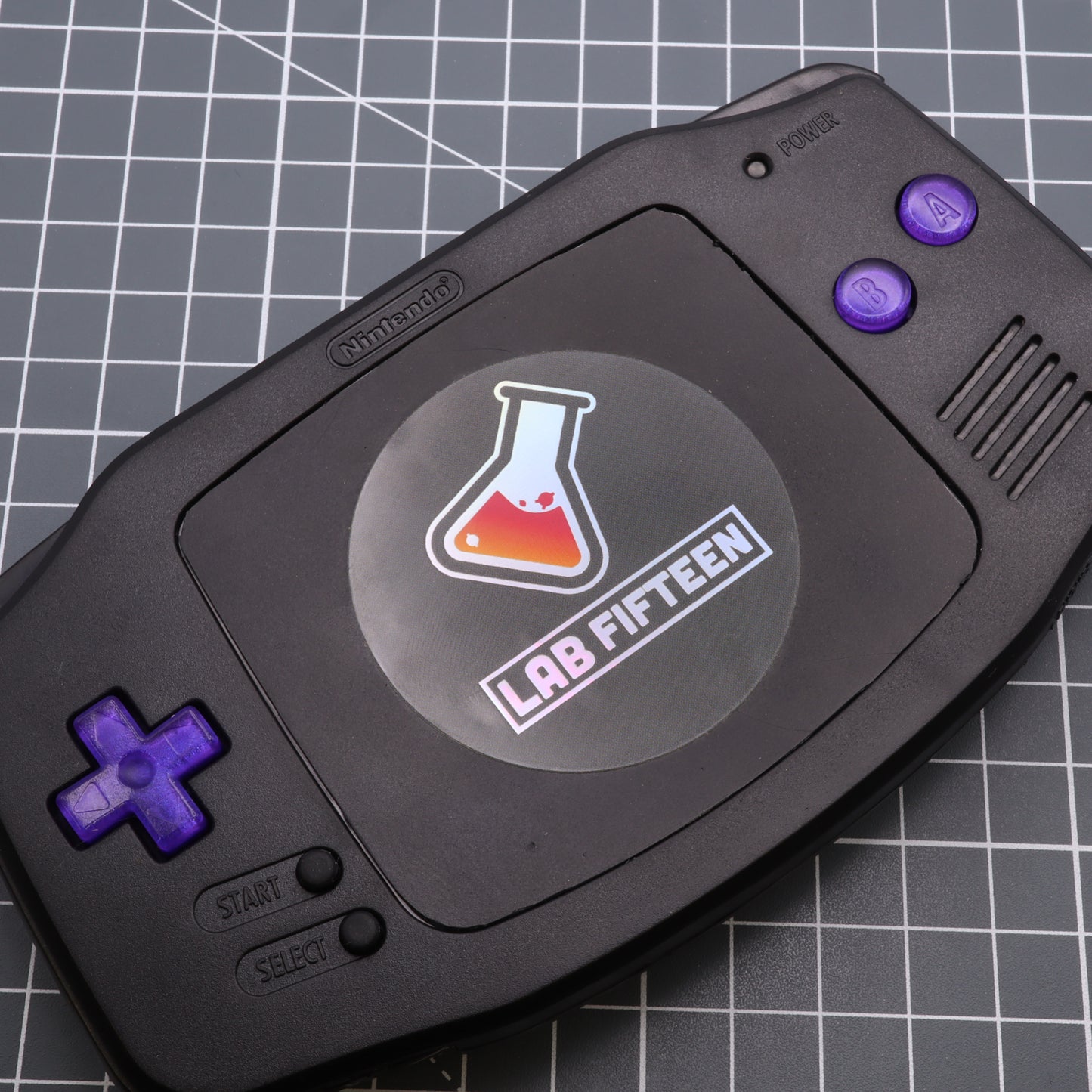 Game Boy Advance - Custom Buttons - Grape Candy