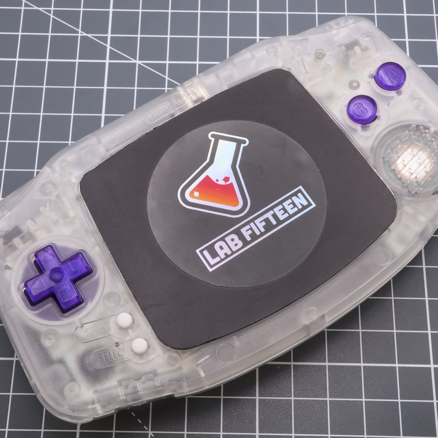 Game Boy Advance - Custom Buttons - Grape Candy