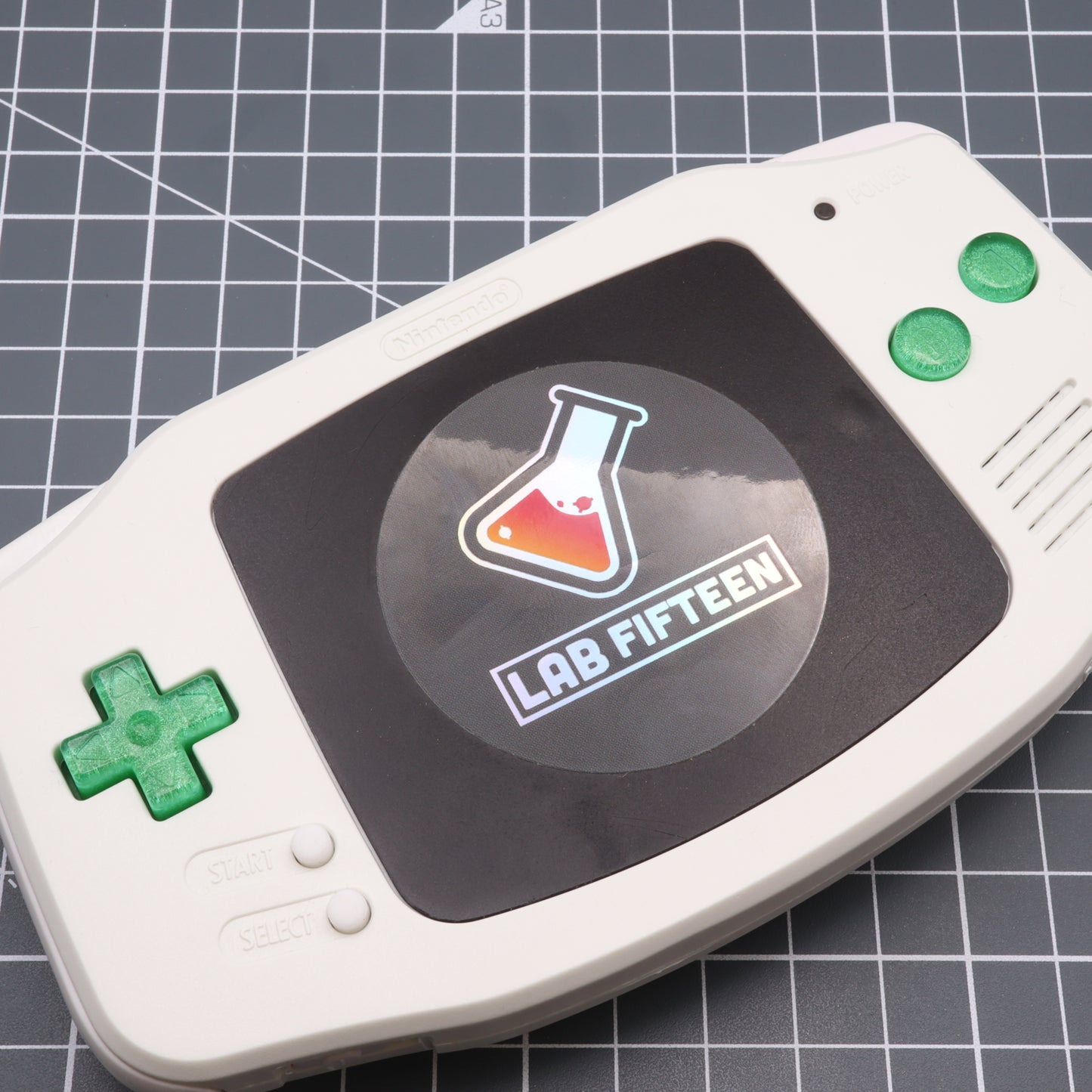 Game Boy Advance - Custom Buttons - Lime Candy